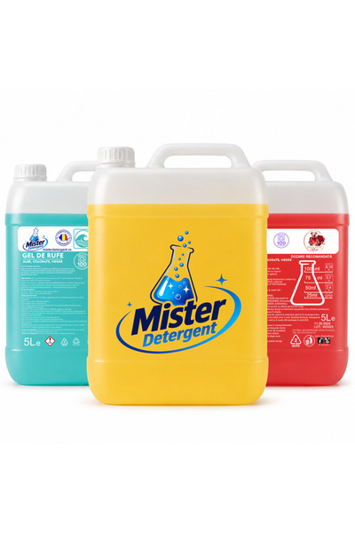 Mister Detergent Pachet Detergent TRIO (Briza Marina+ Parfum de Tei + Baccara...