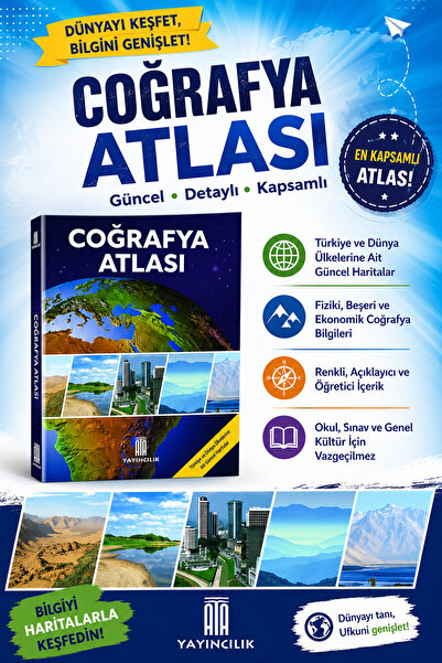 Ata Yayıncılık Ata Coğrafya Atlası
