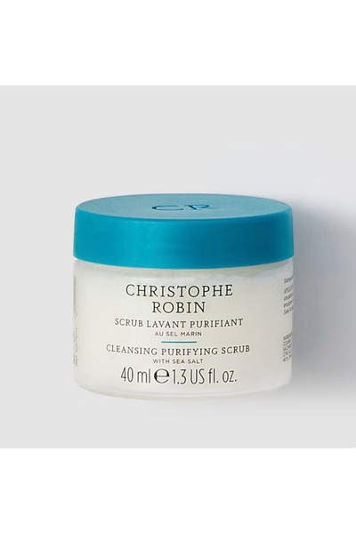 christophe robin Cleansing Purifying Scrub with Sea Salt Deniz Tuzlu Saç Peel...