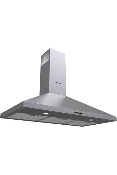 Generic General Goldin 90x45cm Wall Ranger Steel Hood, 1000 Watt, Silver Stee...