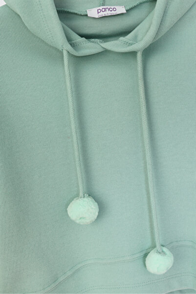 Panço Kız Çocuk Mint Sweatshirt