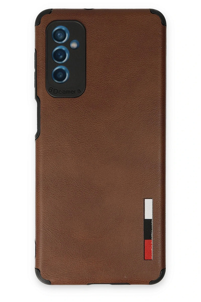 New Face Aconcept Galaxy M52 5g Case Loop Leather Silicone (115004) - Brown
