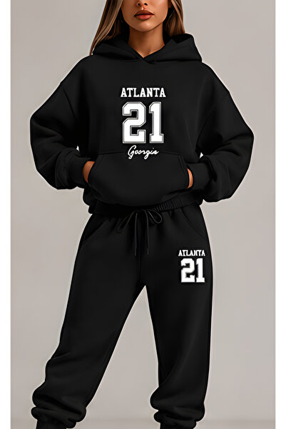 EFFRENATU Unisex Character Hooded Sweatshirt Set - Face and All-Over Surface ...