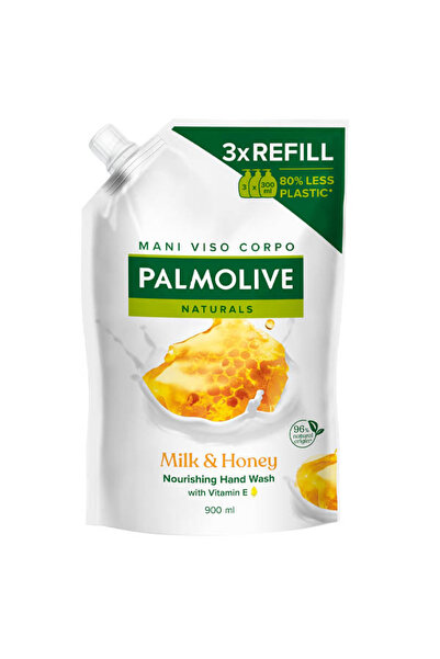 Palmolive ΑΝΤΑΛΛΑΚΤΙΚΟ ΚΡΕΜΟΣΑΠΟΥΝΟ 900ml - (MILK ΚΑΙ HONEY) (ΣΑΚΟΥΛΑ)