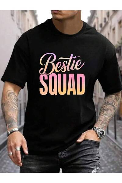 9TAY تي شيرت صيفي كلاسيكي للرجال والنساء من القطن 100%، تصميم BFF للعطلات، أس...