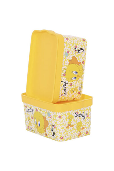 tns ΦΑΓΗΤΟΔΟΧΕΙΟ ΠΛΑΣΤΙΚΟ TWEETY (21x14x10.5cm) - (TP597-53)