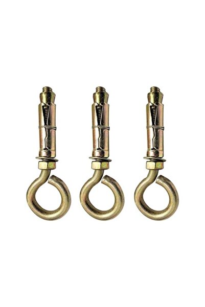 Duravel Heavy-Duty Eye Bolt Anchors, Zinc-Plated Steel, CLOSED HOOK (Pack-Of ...