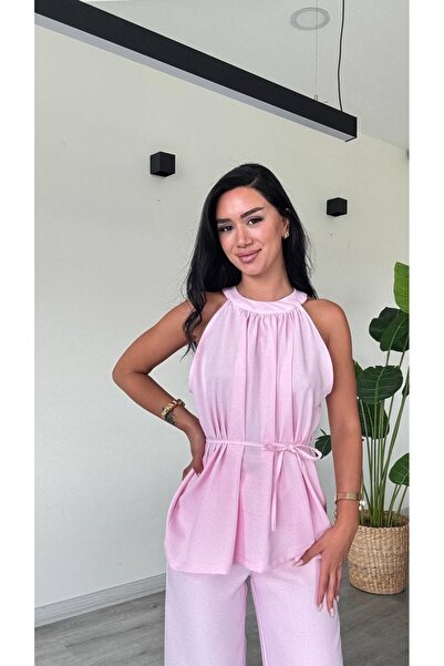 Butik 2'Lİ KEMERLİ ALT ÜST BÜZGÜLÜ TAKIM
