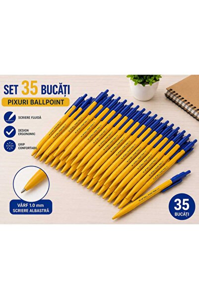 Generic Brand Комплект от 35 химикалки Top Bottom