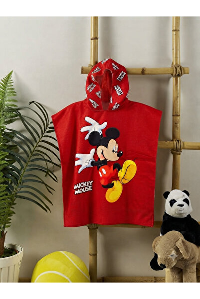 KOKOŞ BEBEK Cartoon Character Patterned Cotton Children's Beach and Bath Ponc...