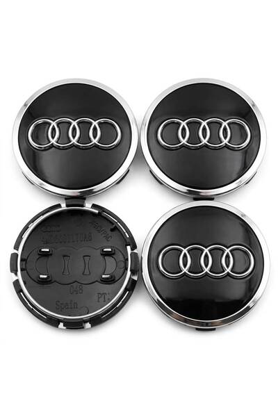 Camel Audi A4-A5-A6-Q7 2016/2022 Jant Göbek Arması Takım (Oem Kalite) 8W06011...