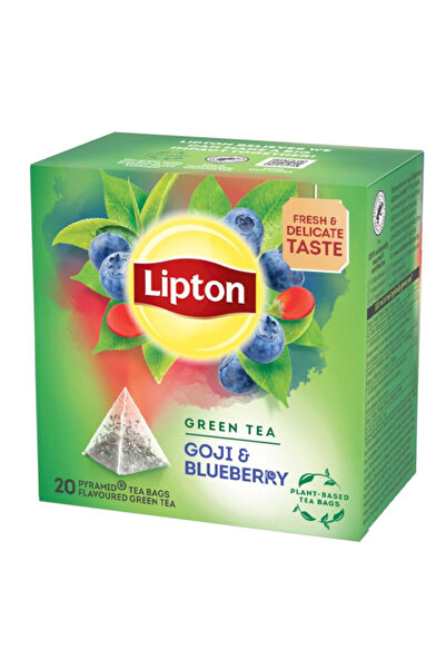 Lipton ΠΡΑΣΙΝΟ ΤΣΑΙ ΠΥΡΑΜΙΔΑ (20x1,4gr) - (ΓΚΟΤΖΙ ΜΠΕΡΙ ΚΑΙ ΜΥΡΤΙΛΟ)