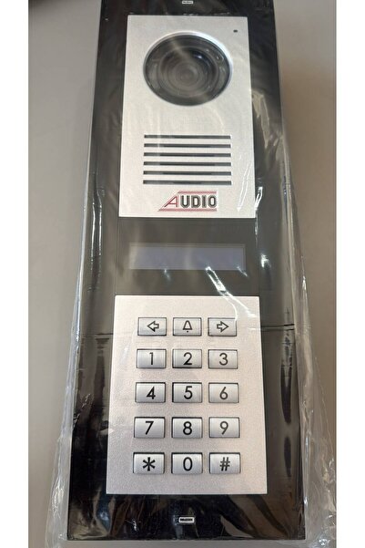 AUDİO GÖRÜNTÜLÜ ZİL PANELİ SİYAH 2*16LCD