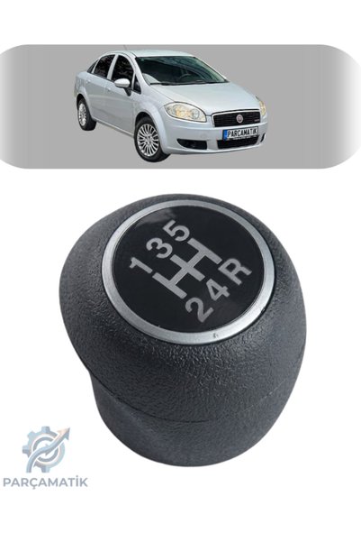 PARÇAMATİK Fiat Linea Grande Punto 5 İleri Krom Çerçeveli Vites Topuzu 553485...