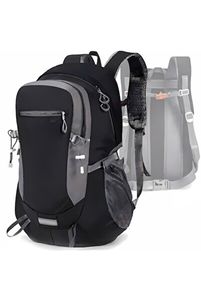 Retoo Rucsac de călătorie, Impermeabil, Compartiment pentru laptop, Negru, 53...