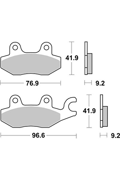 Brembo Placute de Frana Fata/Spate Destinat Pentru: Scutere Material: Carbon ...