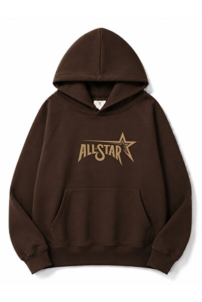 Boi Unisex Φούτερ Μπάσκετ Allstar Κορυφαίας Ποιότητας Χοντρό Χειμερινό Φούτερ...
