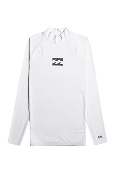 BİLLABONG Men's White Waves All Day Ls Tshirt