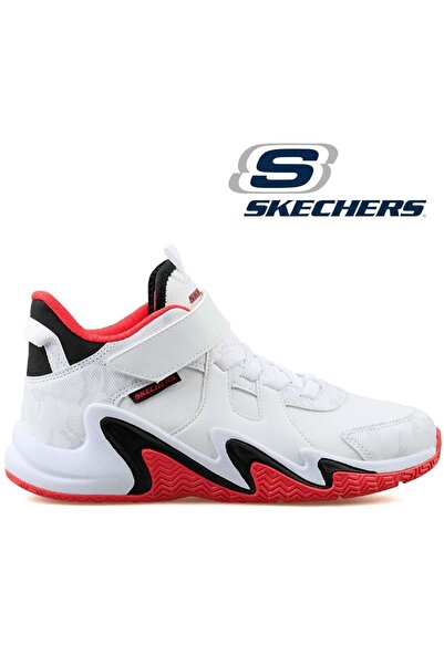 SKECHERS Skech-Flow 405287L Orthopedic Basketball Children's Sports Shoes White