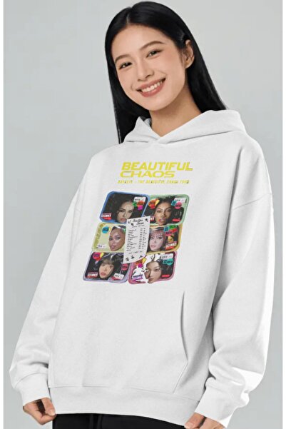 SEVBANO Katseye Beautiful Chaos Kpop muzička grupa Prethodno štampana unisex ...