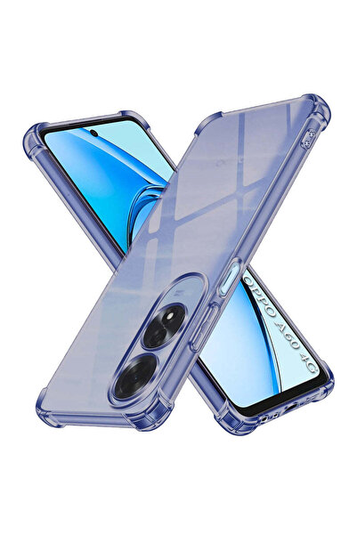Techsuit Husă pentru OPPO A60 4G, Silicon transparent rezistent la șocuri, fu...