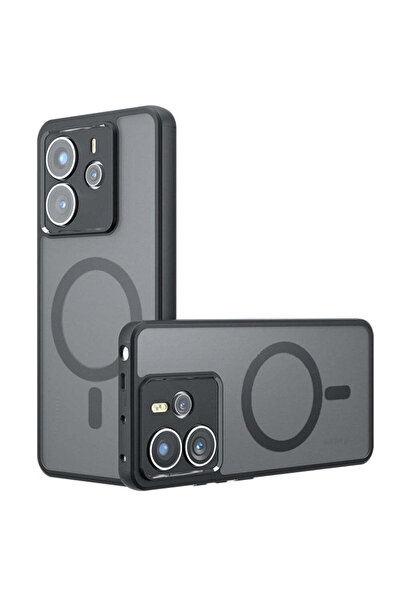 Techsuit Husă pentru Xiaomi Redmi Note 14 5G, PureFrost MagSafe, negru mat - ...