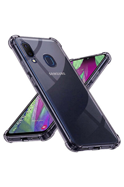 Techsuit Husă pentru Samsung Galaxy A40, din silicon transparent, rezistentă ...