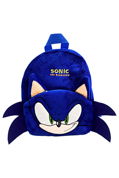 SONIC THE HEDGEHOG Sonic Ariciul Blur Rucsac de pluș 3D, geantă 30 cm