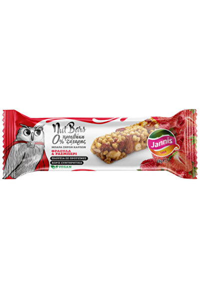 Jannis ΜΠΑΡΑ ΞΗΡΩΝ ΚΑΡΠΩΝ Χ. ΖΑΧΑΡΗ 28gr. - (ΦΡΑΟΥΛΑ ΚΑΙ ΡΑΣΜΠΕΡΙ)