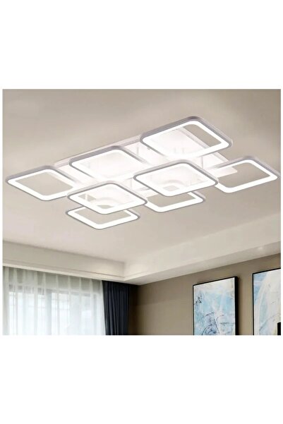 Sueva Lustra LED Alba Telecomanda wifi 2.4G, Reglabila, 260W, 95 x 63 x 15 cm