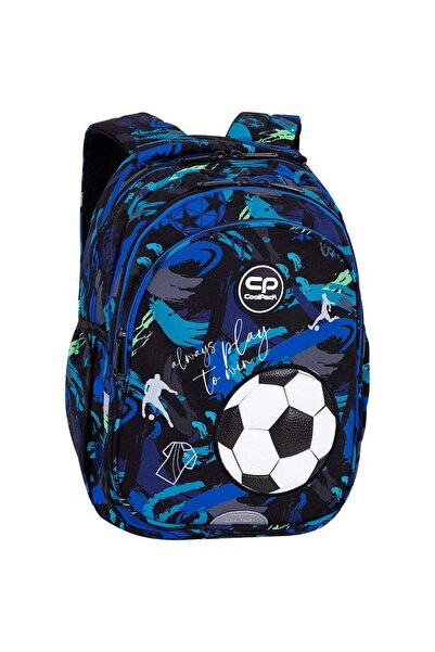 Cool Pack Ghiozdan cu 3 compartimente, Coolpack, Jerry, Football, Bleumarin