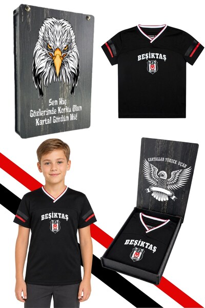 Beşiktaş Αθλητικό T-Shirt - Λευκό - Κανονική εφαρμογή