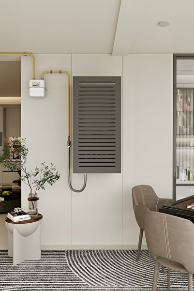 Furnitt Home Midas Gri Kombi Dolabı 110 cm (100% MDF)