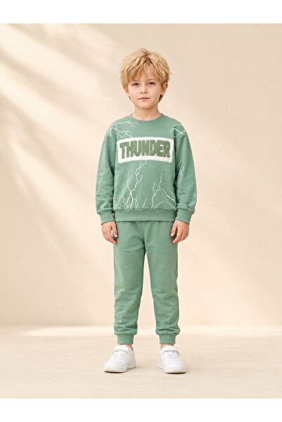Milanlı Kids Boy's Top and Bottom 100% Cotton Seasonal Set
