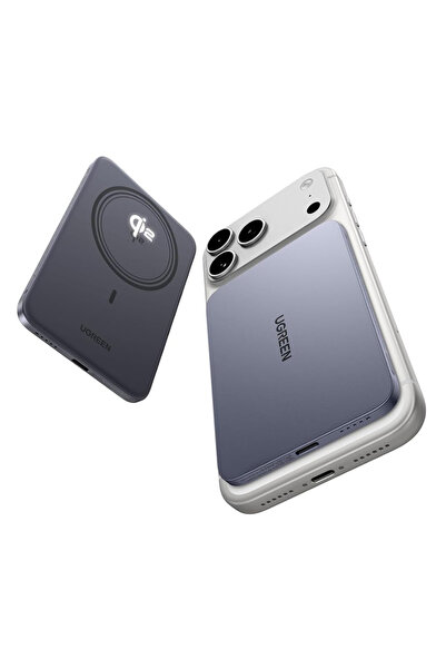 Ugreen Baterie externă wireless PB580 (75984B) - MagSafe, Încărcare rapidă, Q...