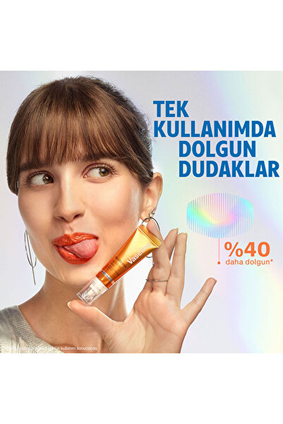 Vaseline Gluta Hya Serum Etkili Lip Gloss Juicy Peach 10 ml