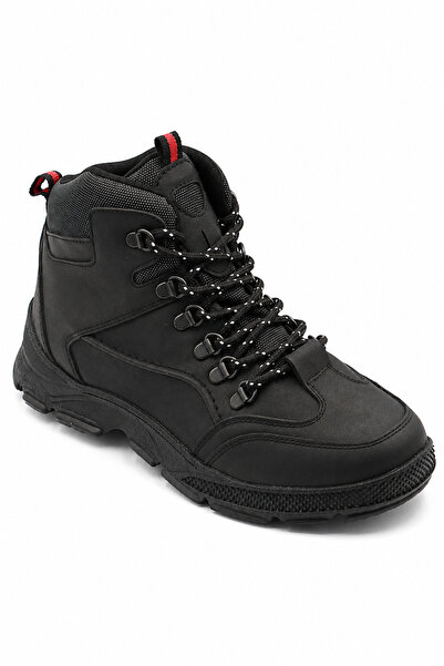 Sanvio Tarzkar Men's Black Outdoor Trekking Boots Waterproof Non-Slip Sole