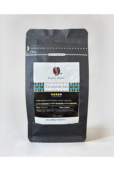 Tanzanya Kilimanjaro AA Öğütülmüş Veya Çekirdek Filtre Kahve %100 Arabica 250gr