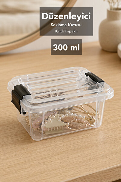 Meleni Home Mini cutie de depozitare - Organizator de machiaj pentru dulap, c...
