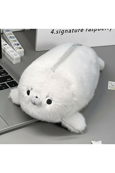 Choice1 Style 2 Funny Seal Doll Pencil Case Large Capacity Storage Bag Statio...