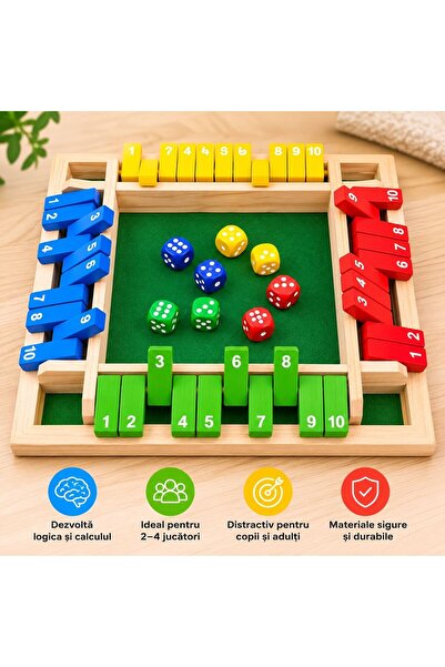 Picodino Joc de societate din lemn - Shut the Box