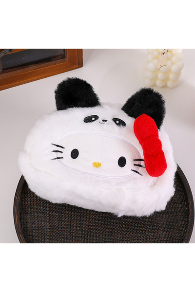 choice2 white Sanrio 1 PC KT cat plush pencil case, high-value cross dressing...