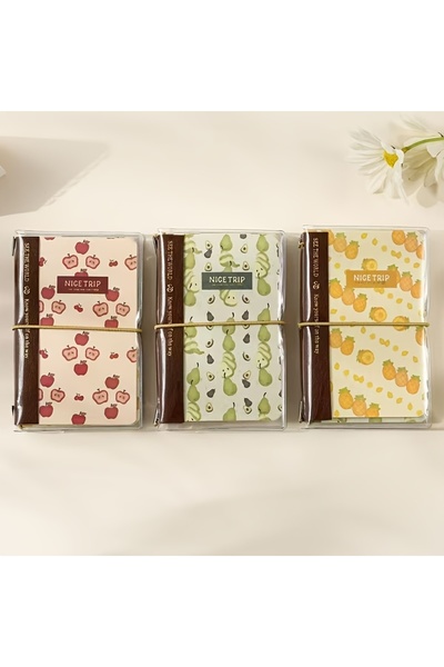 Choice Random 1pcs M5 Travel Journal Notebook Ins Style Fruit Cover Grid Blan...