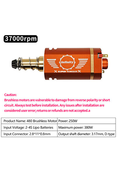 choice2 محرك إنفينيتي 480 بدون فرشاة 3350KV 37000 دورة في الدقيقة، متوفر في ا...