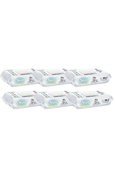 Sleepy Pachet promoțional - 6x șervețele umede pentru bebeluși, cu 99,5% apă ...