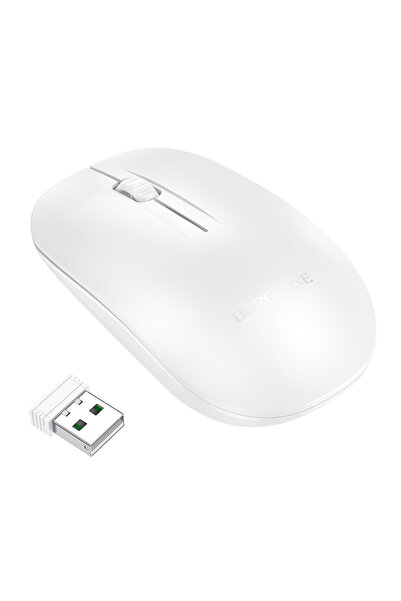 Borofone - Wireless Mouse Planet (BG14) - 2.4Ghz, 1000DPI, 3 Buttons, M68 Chi...