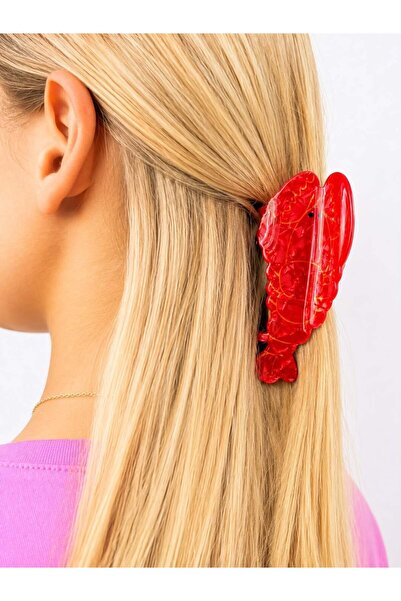 Les Petites Mains Red Lobster Acrylic Latch Buckle