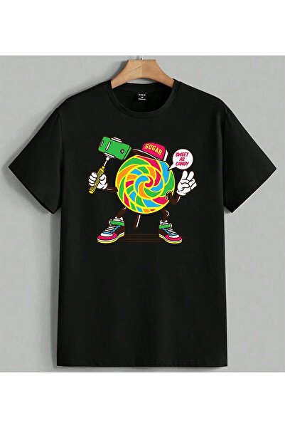 ELFERA T-Shirts - Black - Oversize