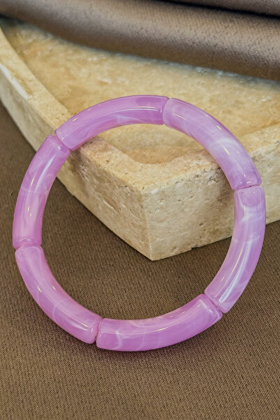 İthal New Season Bohemian Style Acrylic Trendy Elastic Bracelet