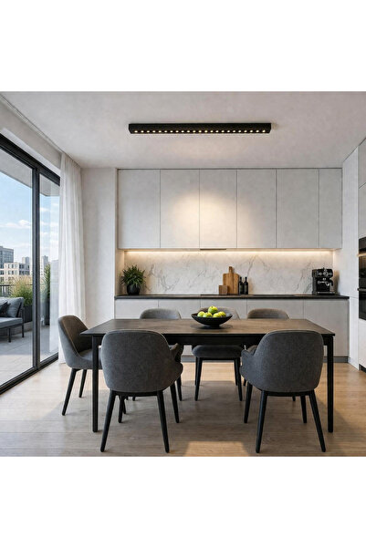 Alessandro DESIGN Proiector LED Liniar Aplicat Grilă 24W, Lumina Neutra 4000k...